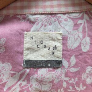 NICOBAR Vichy Blouse pink and white